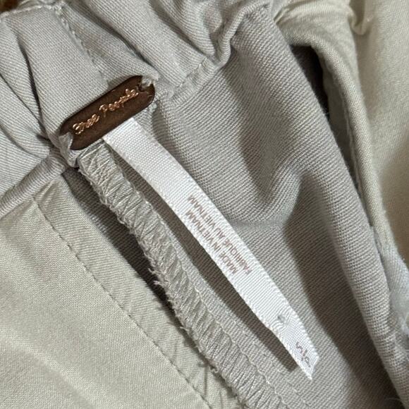 NWOT Women's Size S Free People Gray Pleated Wide Leg Tyler Menswear Trousers - Picture 6 of 8